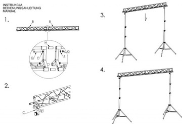 Осветительная стойка R-KIT RAMPA + Чехлы