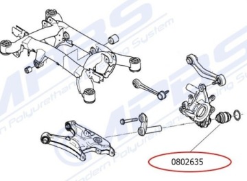 MPBS ПОЛИУРЕТАНОВЫЕ ПЛАВАЮЩИЕ ВТУЛКИ BMW E38 E63 E65