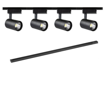 ШИННЫЙ КАБЕЛЬ 6М ЧЕРНЫЙ НАБОР ИЗ 8 ОТРАЖАТЕЛЕЙ 6000K