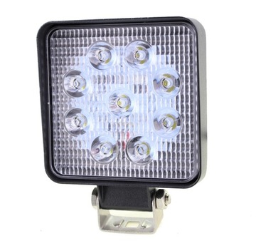 LAMPA LEDOWA ROBOCZA 9 LED 12-24V 27W HALOGEN SZPERACZ LEDOWY NA TYŁ