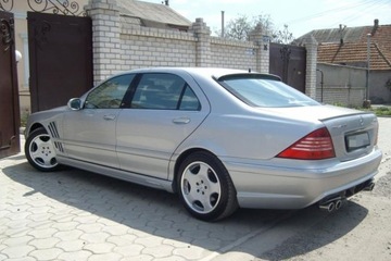 MERCEDES W220 SPOJLER BLENDA NA SZYBĘ