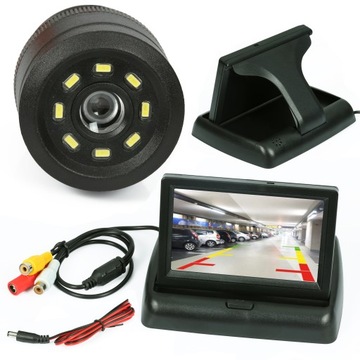 KAMERA COFANIA 8 LED MONITOR LCD 4,3'' SKŁADANY