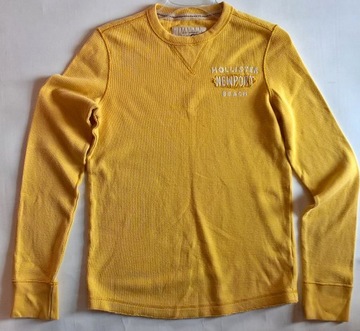 HOLLISTER bluza żółta z logo S