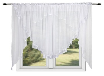 GOTOWA FIRANA z woalu firany gipiura woal 400x150