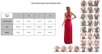 СВАДЕБНОЕ ВЫПУСКНОЕ платье С РАЗЛИЧНЫМИ ЗАВЯЗКАМИ MAXI LONG S