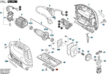 НАПРАВЛЯЮЩИЙ РОЛИК ДЛЯ ЛОБЗИРОВ BOSCH PST 650 700