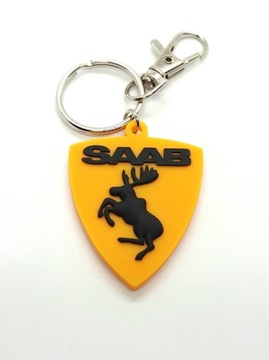 Брелок Saab 9-3 Aero, эмблема лося из наклейки 9-5