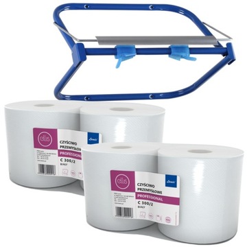 ZESTAW WIESZAK CZYŚCIWO CELULOZA ELLIS 4 ROLKI