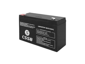 AKUMULATOR AKUMULATOREK żelowy zabawki 6V 12Ah CSS