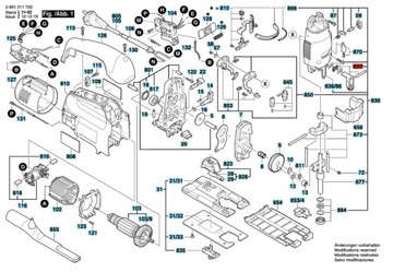 НАПРАВЛЯЮЩИЙ РОЛИК BOSCH РЫЧАГ ДЛЯ ЛОБЗИРОВКИ GST 135