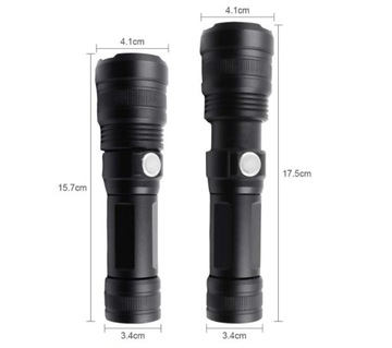 LATARKA LED AKUMULATOROWA XHP70 10W NAJMOCNIEJSZA
