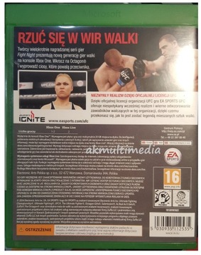 Игра UFC XBOX One