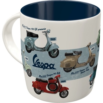 Kubek VESPA MODELS skuter Italia prezent dla fana