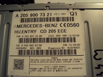 РАДИОНАВИГАЦИЯ MERCEDES C-CLASS W205 A2059007321