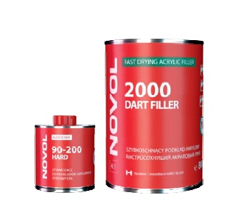 NOWOŚĆ PODKŁAD AKRYLOWY 1L DART FILLER 2000 +UTW