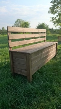 Скамейка деревянная, ствол S 150х50х40