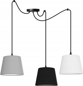 LAMPA WISZĄCA SUFITOWA PAJĄK ŻYRANDOL LOFT ABAŻUR