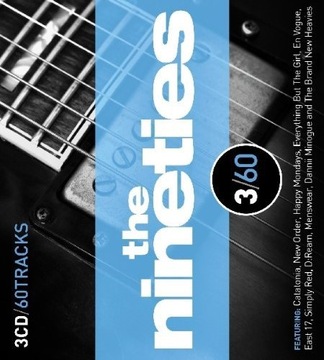 The Nineties 90's 3/60 - 3 CD BOX TOP HITS WORLDS