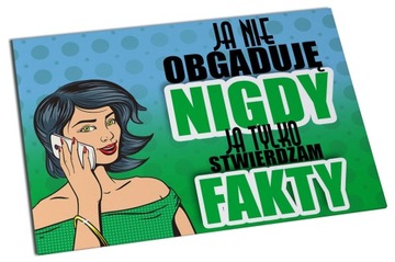 MAGNES NA LODÓWKĘ dla KOBIETY 10X14 DUŻO WZORÓW