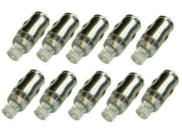 żarówka LED Ba7s dioda Super Flux Biała 24V 10 SZT