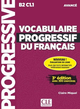 Vocabulaire Progressif du Francais Avance+CD 3ed