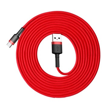 USB-кабель BASEUS Cafule USB-C QC 2A, 3 м CATKLF-U09