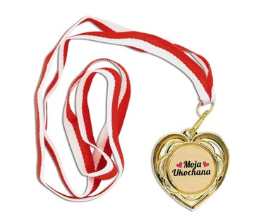MEDAL SERCE prezent MIŁOŚĆ dla ZAKOCHANYCH PAR