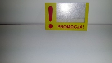 Osłonka promocyjna prosta z napisem PROMOCJA !