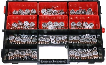 Potencjometr obrotowy liniowy 15mm zestaw 55 szt