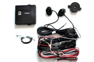 CZUJNIKI PARKOWANIA COFANIA KINGSTECH SAMOCHODOWE Z BUZZEREM 2x SENSORY