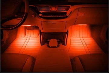 ОСВЕЩЕНИЕ САЛОНА 4x12 LED RGB MUSIC AUDIO ЗВУК
