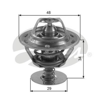 ТЕРМОСТАТ GATES TOYOTA AVENSIS/CAMRY/CARINA/