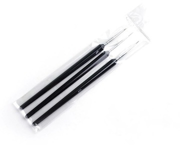 ЩЕТКИ ДЛЯ УКРАШЕНИЯ НОГТЕЙ 3 ШТ.