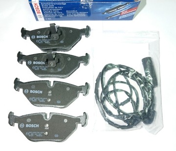 BOSCH KLOCKI HAMULCOWE TYŁ + CZUJ BMW E36 E46 320