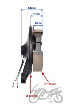 КРЫШКА ЗАДНЕЙ ЧЕЛЮСТИ BARTON SPRINT FIGHTER VOLCANO