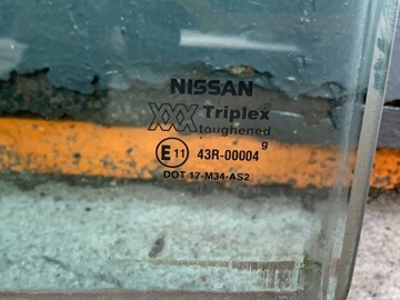 NISSAN MICRA K11 5D 92-02 SKLO (OKNO) BOČNÍ ZADNÍ LEVÝ