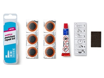 Łatki do dętek zestaw WELDTITE AIRTITE PUNCTURE 6x