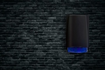 ЧЕРНЫЙ СВЕТОДИОД СИГНАЛА ВЫЗОВА СИРЕНА MR100BL BL + АККУМУЛЯТОР