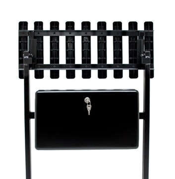 Кладбищенская скамейка 60 см, складная, небольшой ящик, SOLID + FREE, Производитель