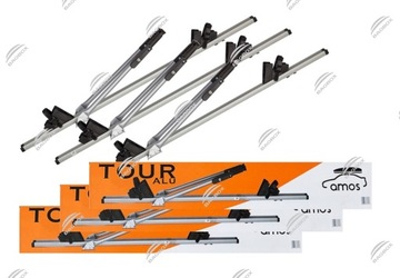 Bagażnik uchwyt rowerowy Amos Tour Alu x 3 sztuki