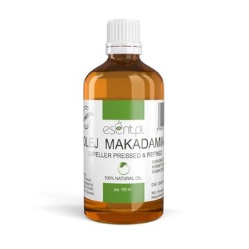 OLEJ MAKADAMIA rafinowany, certyfikowany 100 ml.