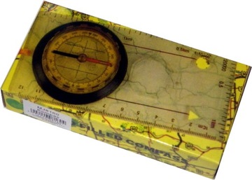 KOMPAS BUSOLA NAMAPOWA TOPOGRAFICZNA PŁYTKA