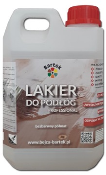 LAKIER DO PODŁÓG BARTEK PROFESSIONAL 2L -PRODUCENT - PÓŁMAT