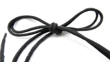 sznurowadła sznurówki okrągłe 160cm 5mm czarne
