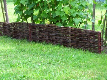 Бордюр польский садовый Плетеный забор Garden Palisade 120 см х 10 см