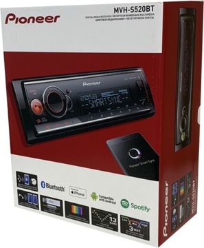 АВТОМАГНИЦА PIONEER MVH-S520BT iPhone USB