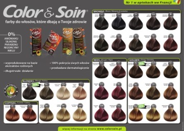 Стойкая краска COLOR&SOIN 6N ТЕМНО-БЛОНДИН