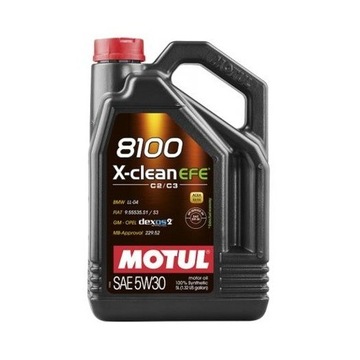 OLEJ SILNIKOWY 5 W 30 5L 8100 XCLEAN EFE MOTUL+GRA