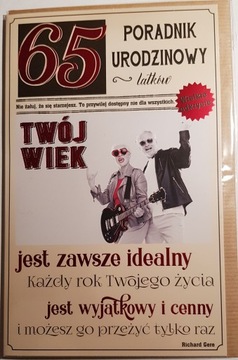 kartka urodzinowa na 65 lat sześćdziesiąt pięć