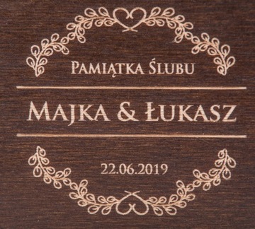 КОРОБКА ДЛЯ ПОДАРОЧНЫХ СУВЕНИРОВ, СВАДЕБНЫХ ГРАВИРОВОК